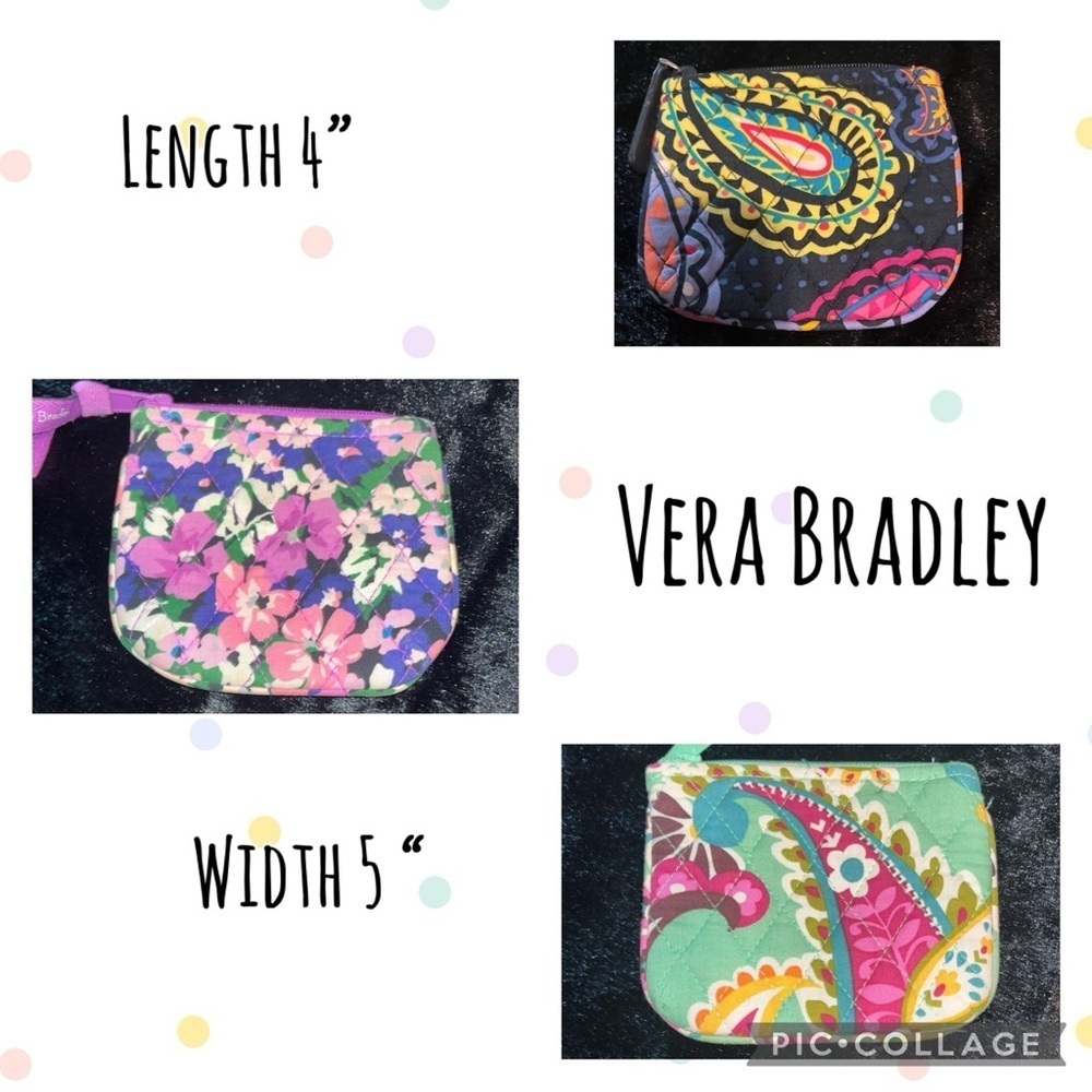 Vera Bradley Cosmetic Pouch Bundle Of Three - Picture 3 of 10